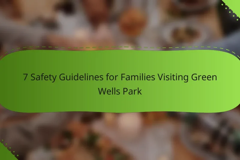 7 Safety Guidelines for Families Visiting Green Wells Park