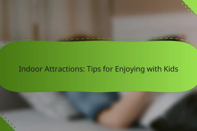 Indoor Attractions: Tips for Enjoying with Kids